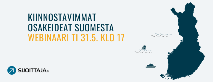 Kiinnostavimmat osakeideat Suomesta 052022