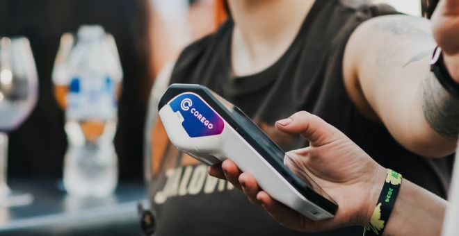 CoreGo Oy:n POS, eli Point-of-Service -järjestelmän maksupääte