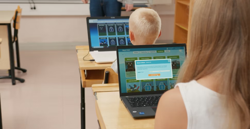Taito Learning osakeanti: Taidon kehittämä digitaalinen oppimisalusta oppilaiden käytössä